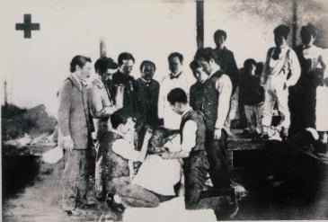 災害救護の様子